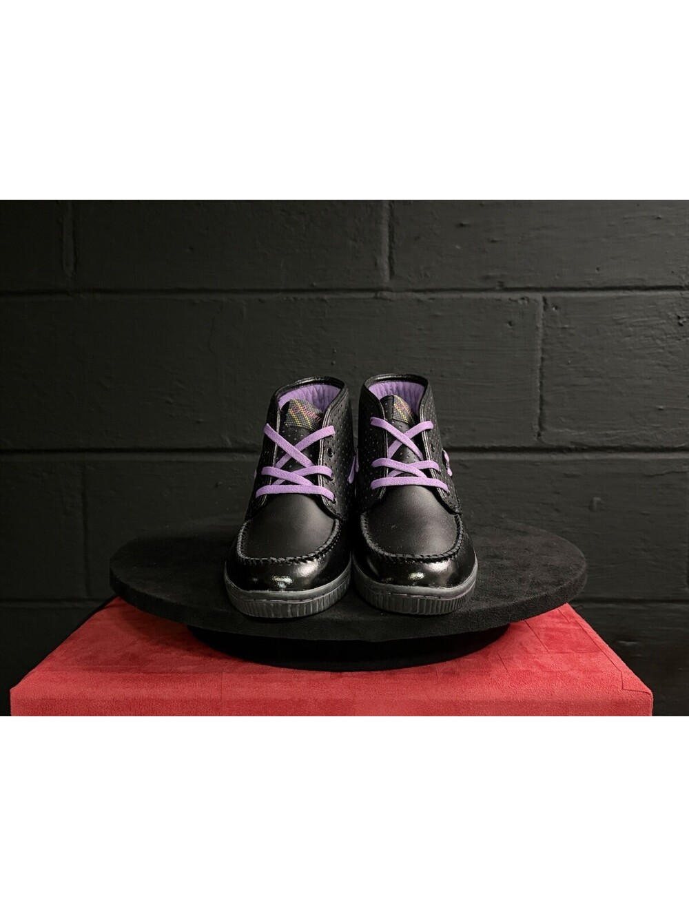 Pastry Glam Chukka Grape 6.5 Museum Grade Deadstock OG Box Y2K Run Athletics